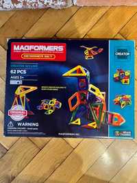 Magformers Designer Set 62el + gratis dodatek Lampa