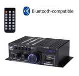 Wzmacniacz AK-380 Bluetooth 5.0 Radio FM USB Pilot Antena Kompletny