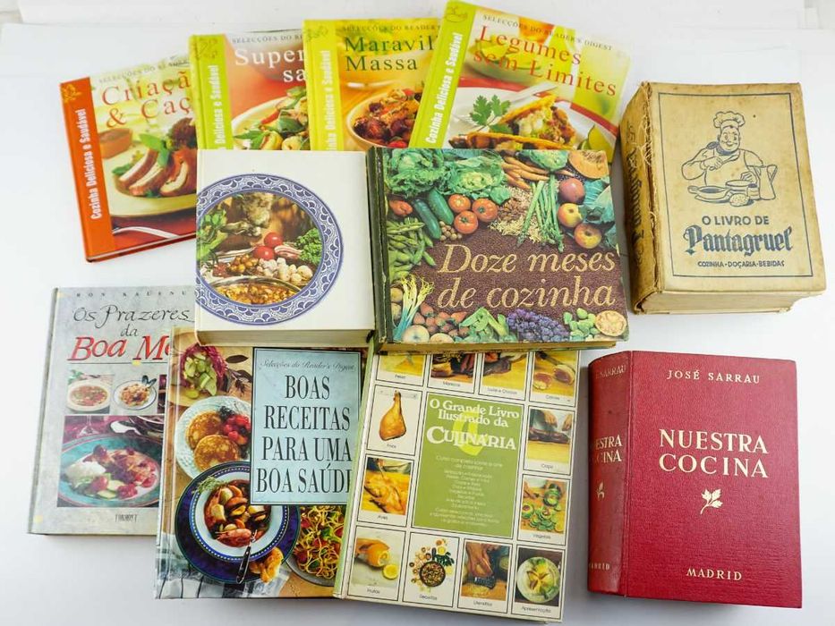 Livros de culinária antigos
