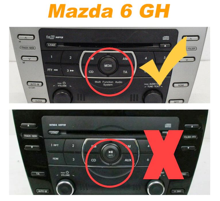 USB AUX MP3 адаптер емулятор CD чейнджера Mazda 3, 5, 6, CX7 RX8 Мазда