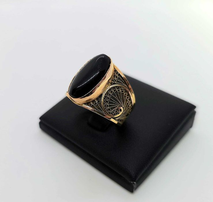 Złoty pierścionek próby 583 - 6,59g (Rozmiar 20)