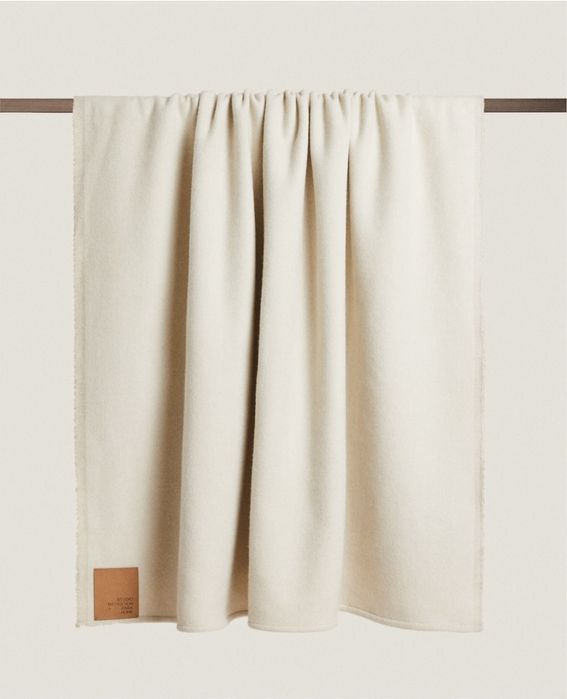 Manta Com Lã Tato Suave STUDIO NICHOLSON - Zara Home NOVO