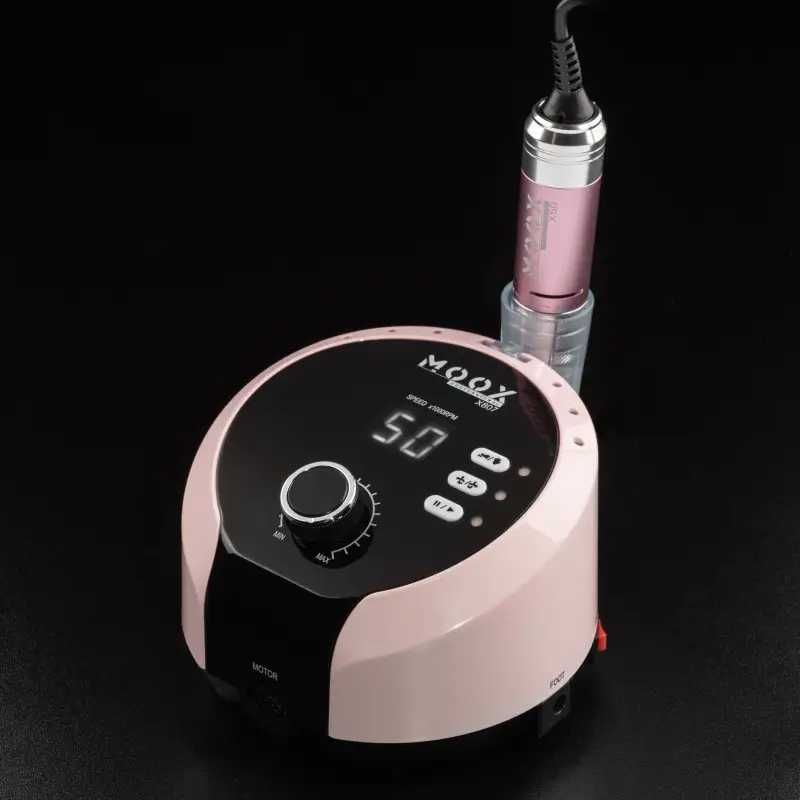 Фрезер для манікюру і педикюру MOOX X 807, 50 000 об/хв, 65 W, Pink