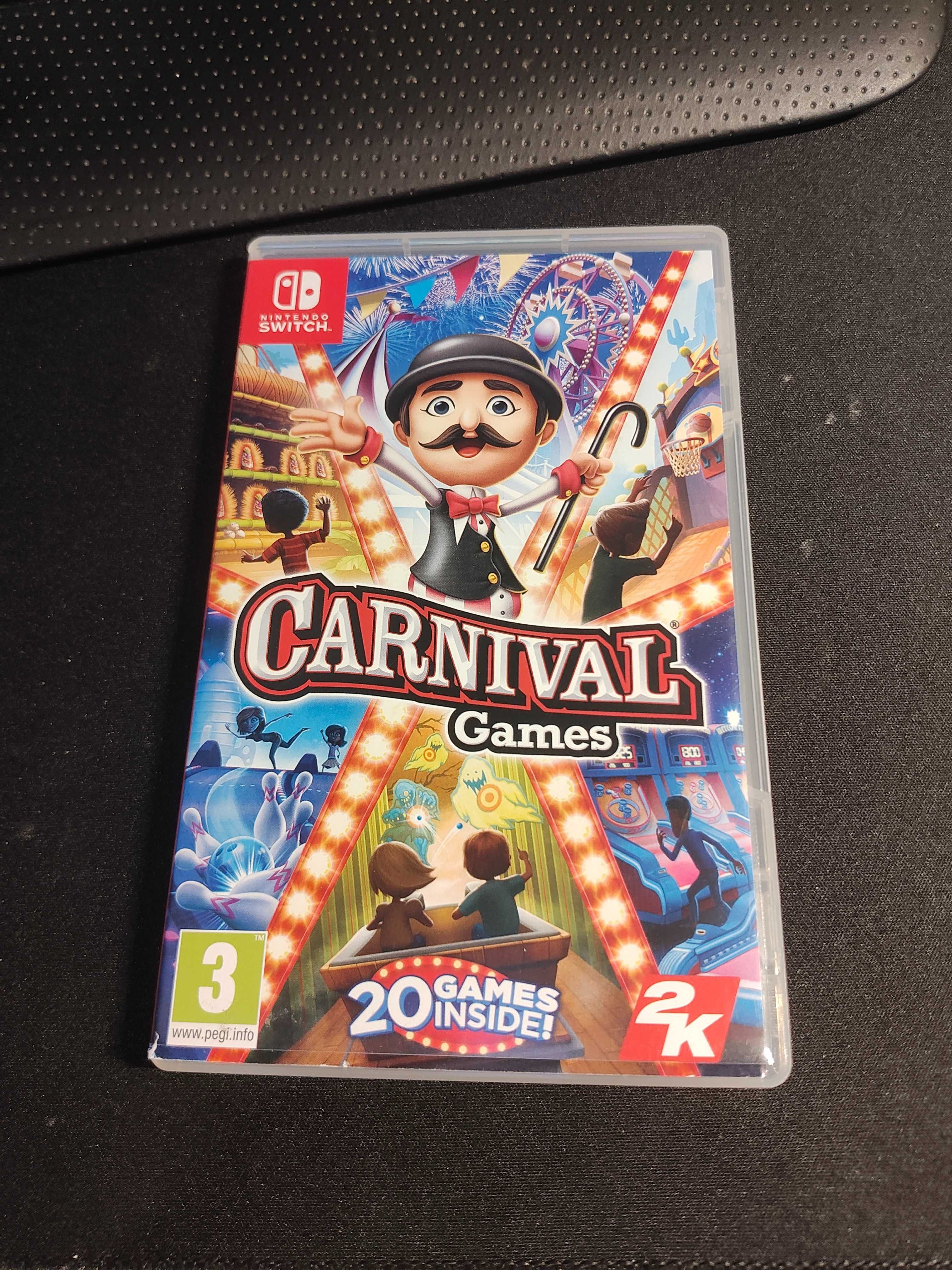 Carnival Games Nintendo switch cartridge, nie kod ! Bardzo rzadka