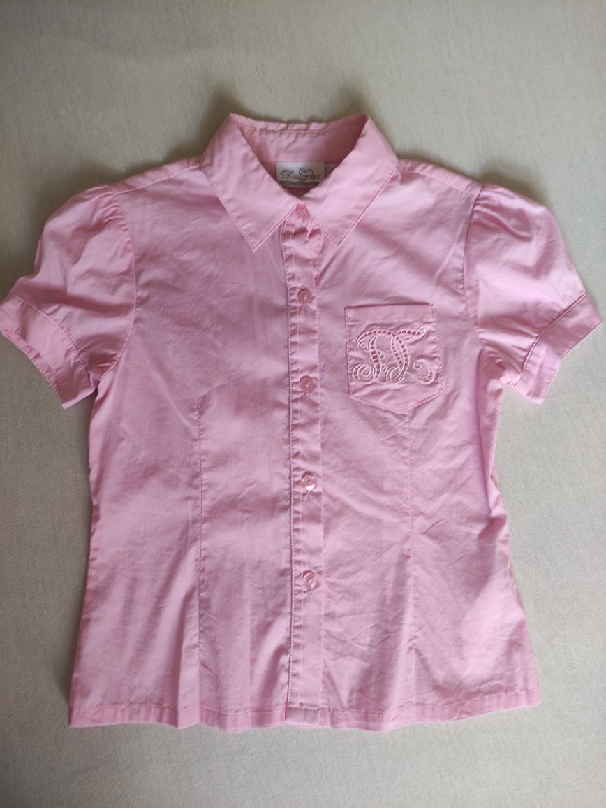 Школьная блузка, р. 122 см