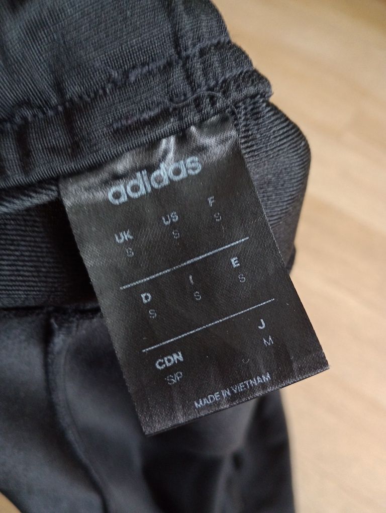 Spodnie adidas dresy S czarne