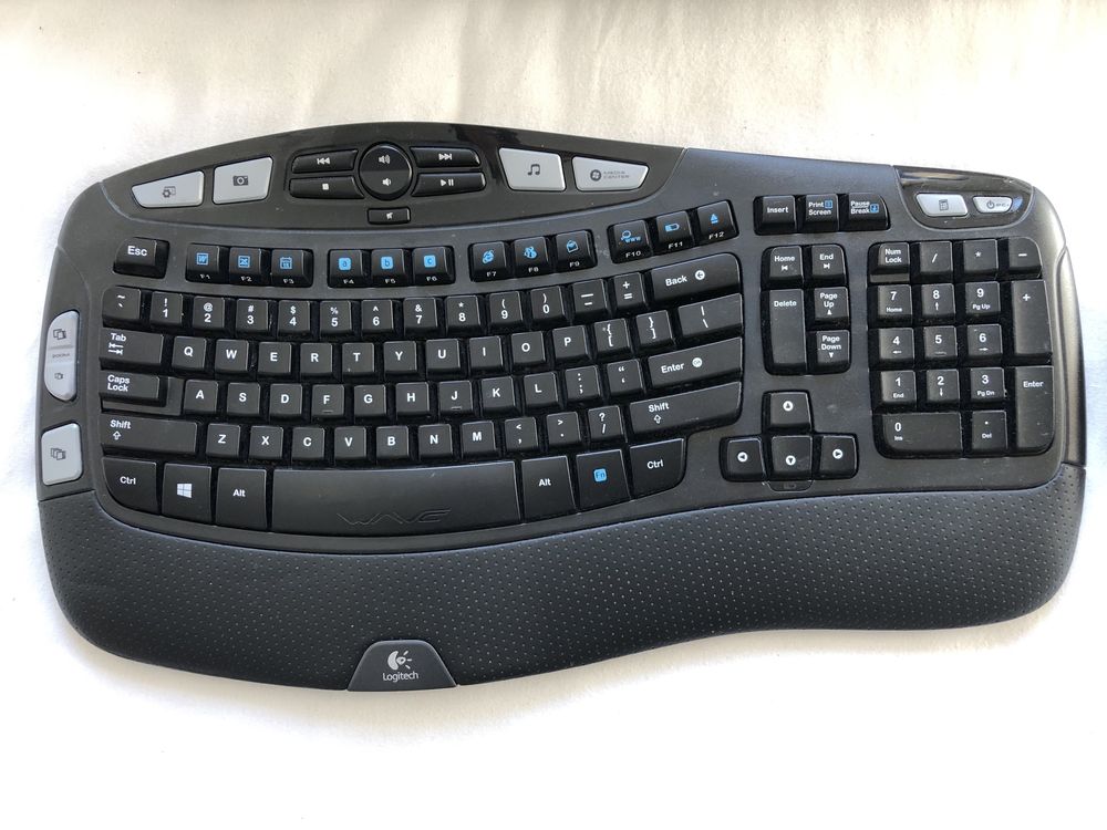 Logitech Wave Combo Plus MK560 klawiatura K350 mysz M705 Unifying USB