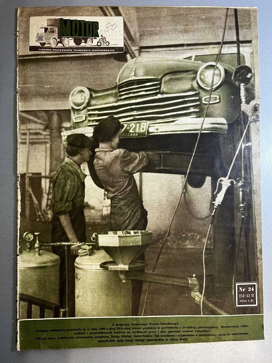 Motor nr 24/1952 tygodnik czasopismo