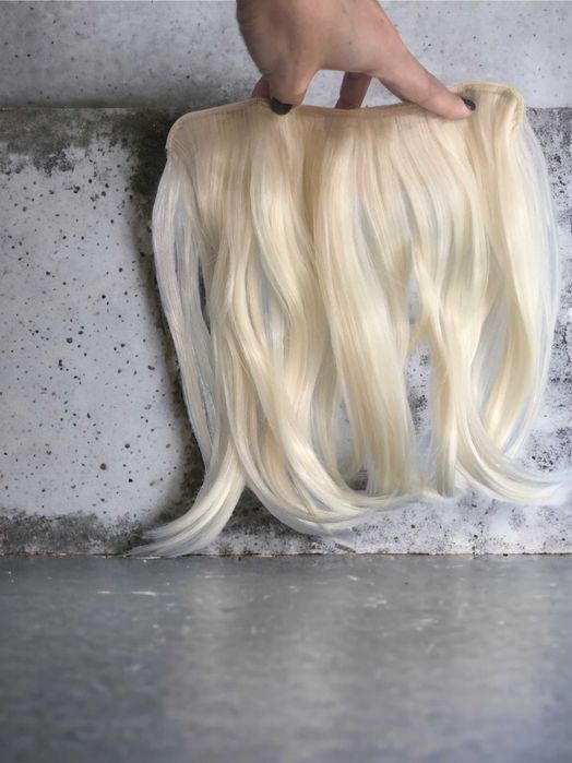 Treska z 4 klipsami, słoneczny blond dopinka