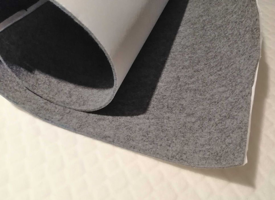 Filc samoprzylepny, szary, pod meble, 4,5mm, arkusz 50x95 cm