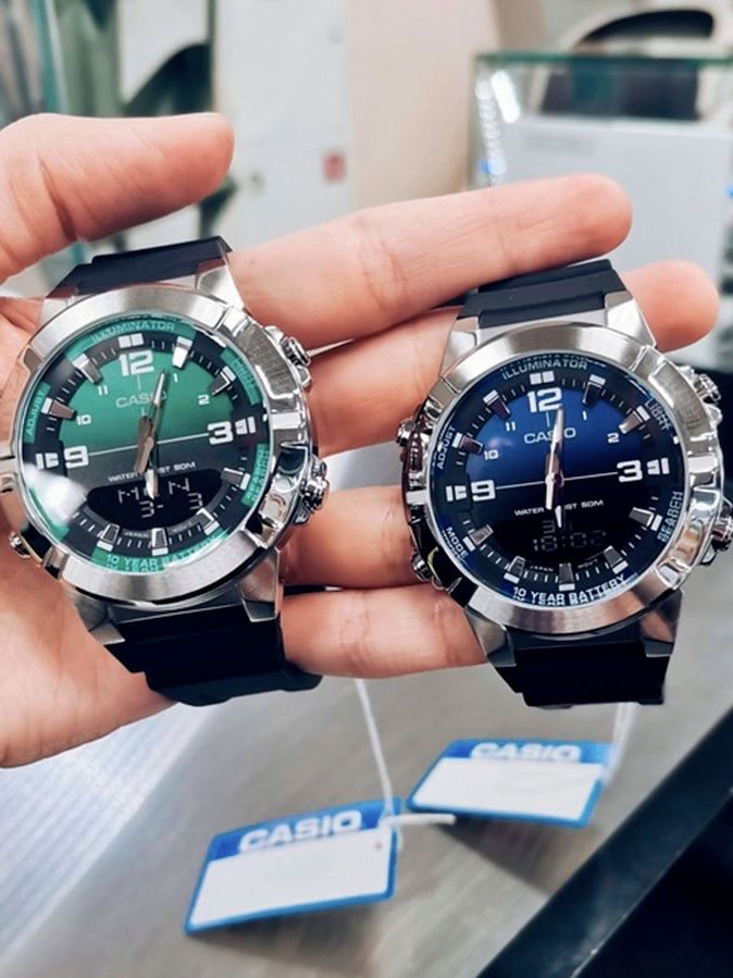Годинник чоловічий Casio AMW-870A-2A Оригінал Гарантія Часы Касио