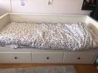 Cama extensível/de abrir Ikea HEMNES
