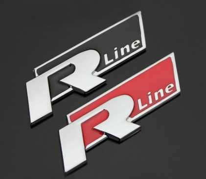 NOWY znaczek R LINE RLINE przyklejany emblemat logo