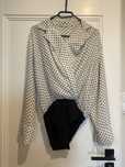 Body w grochy czarno-biale