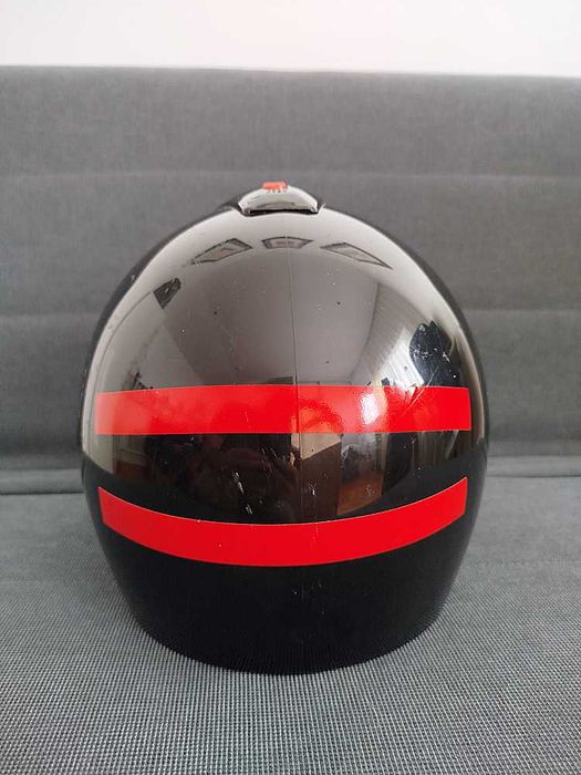Capacete de mota.