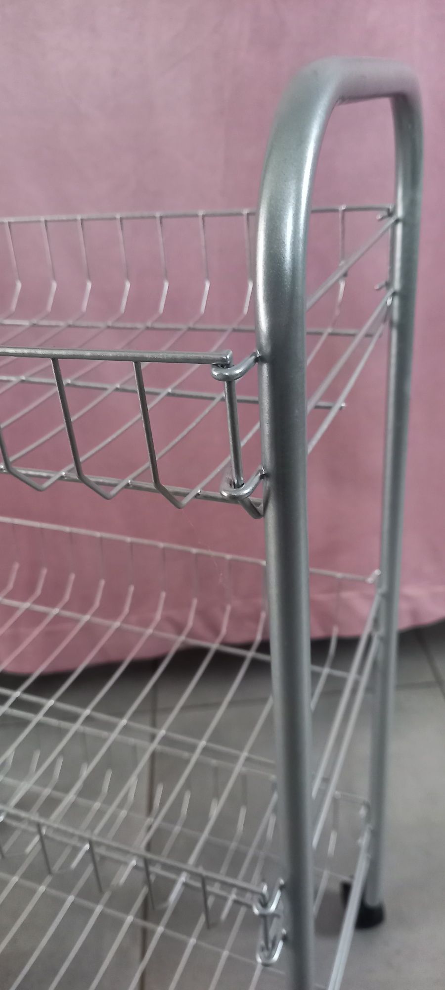 Organizer łazienkowy wózek na kółkach 3 półki