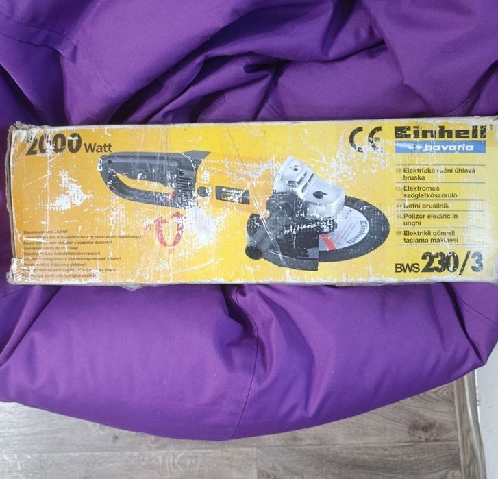 Болгарка Einhell Bavaria BWS 230/3 ( 2000 Вт, 230 мм