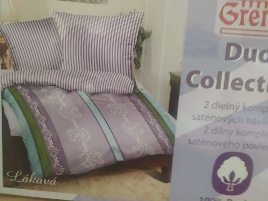 Luksusowe zestawy 2szt pościeli z satyny bawełnianej  140x200cm