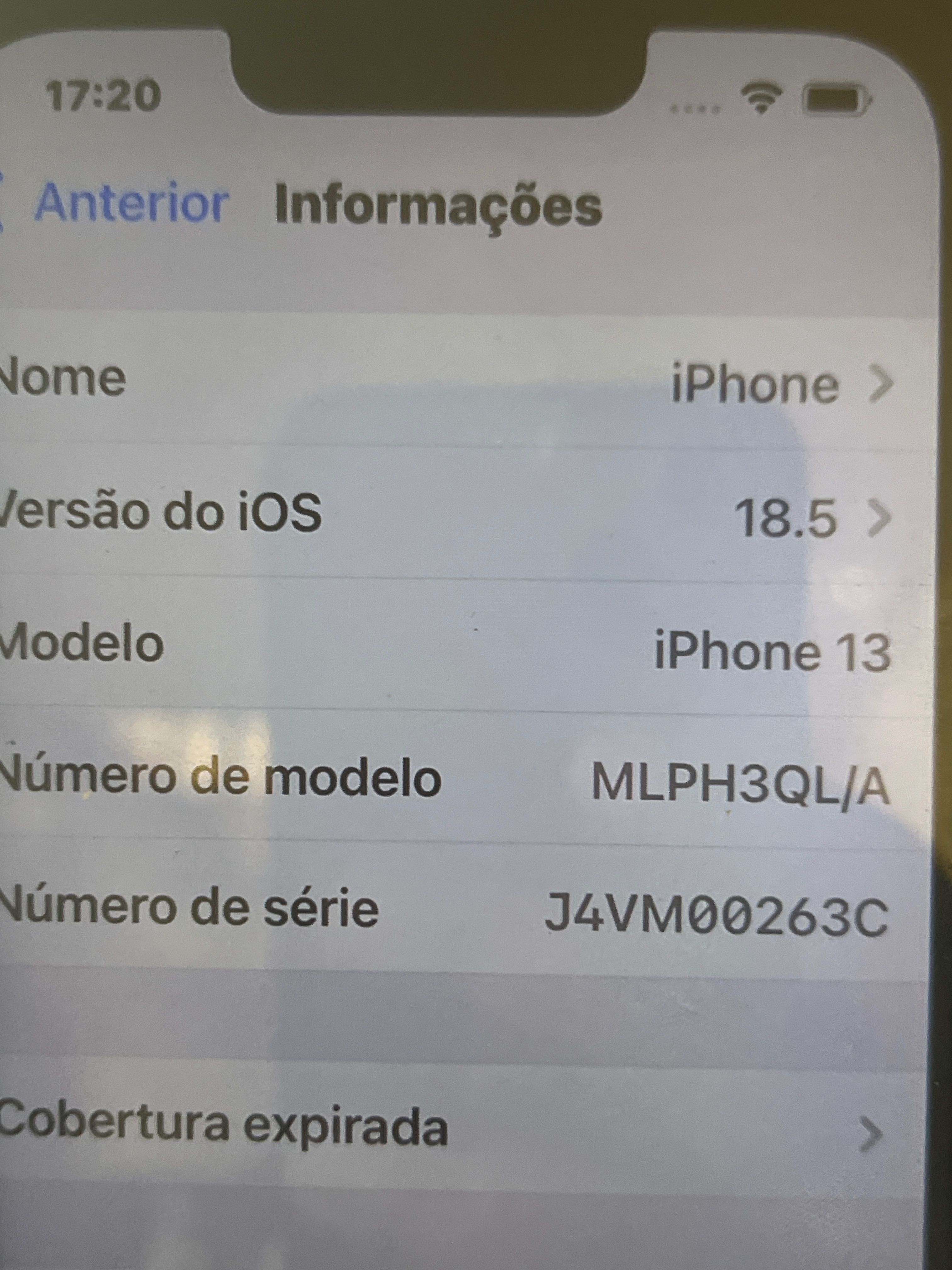 iPhone 13 em bom estado