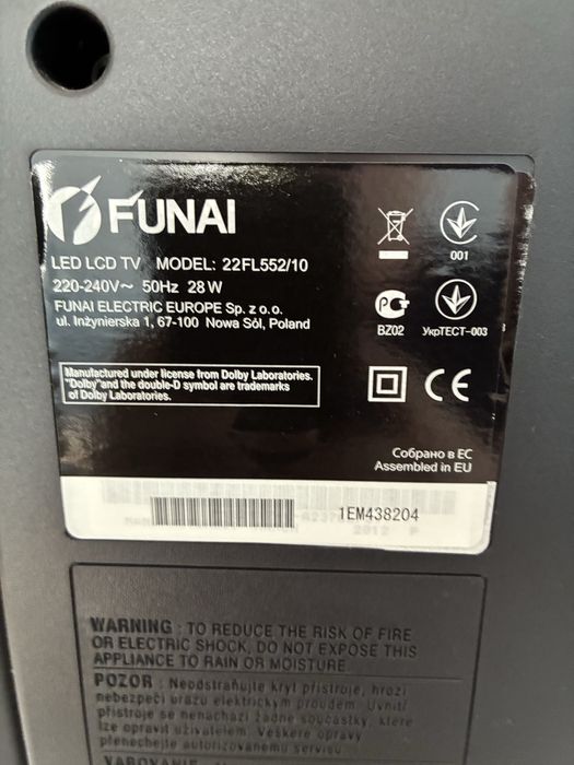 Telewizor FUNAI lcd z pilotem