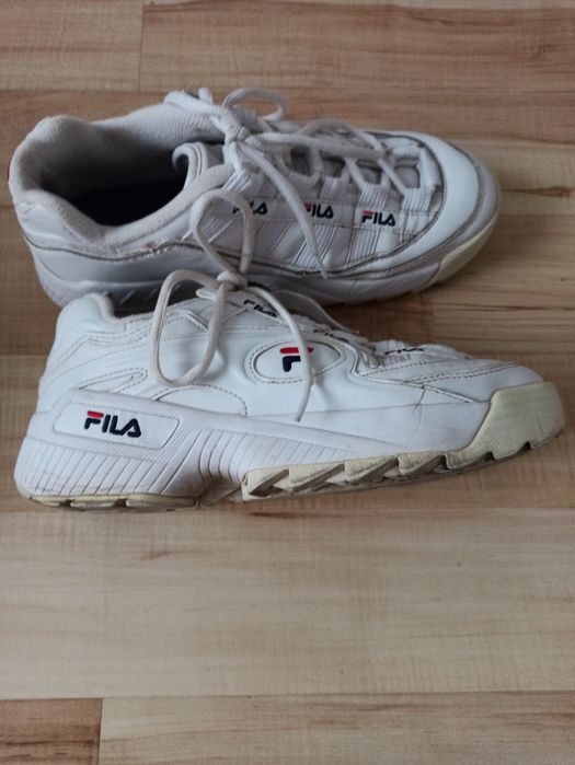 Sneakersy Fila 39 białe damskie buty modne adidasy