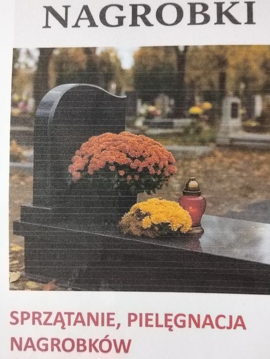 Sprzątanie pielęgnacja nagrobkówk Piła i okolice