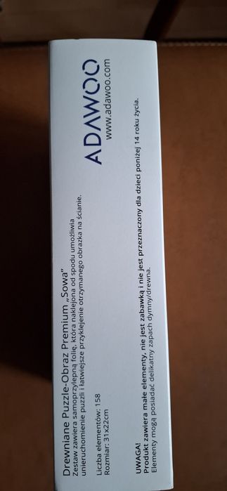 Puzzle drewniane dla dorosłych: sowa - Adawoo