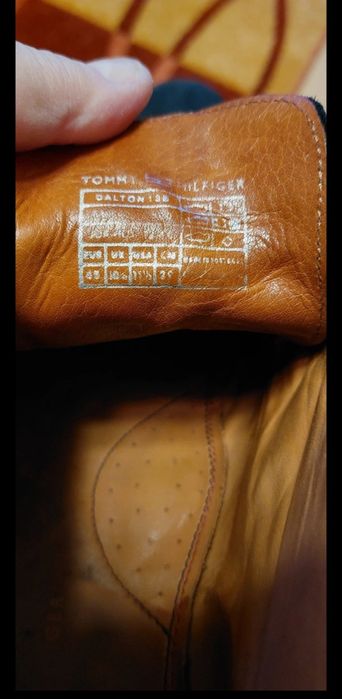 Buty męskie zamsz, skóra Tommy Hilfiger rozm. 45