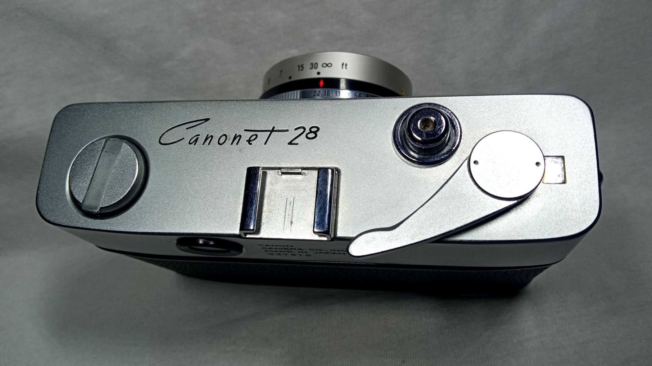 Canon Canonet 28 Canon SE 40mm 2.8 дальномерный пленочный