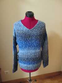 Camisola de Lã Azul