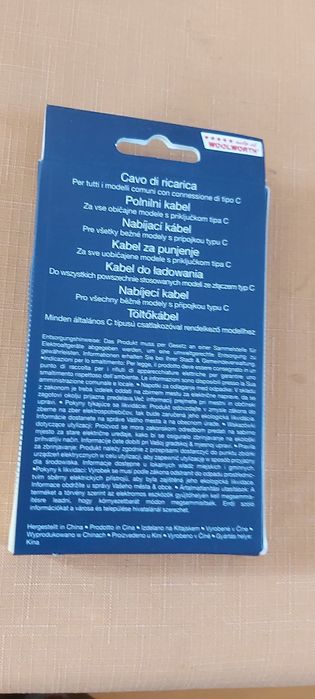 W Energy kabel ładowania typu C 100cm