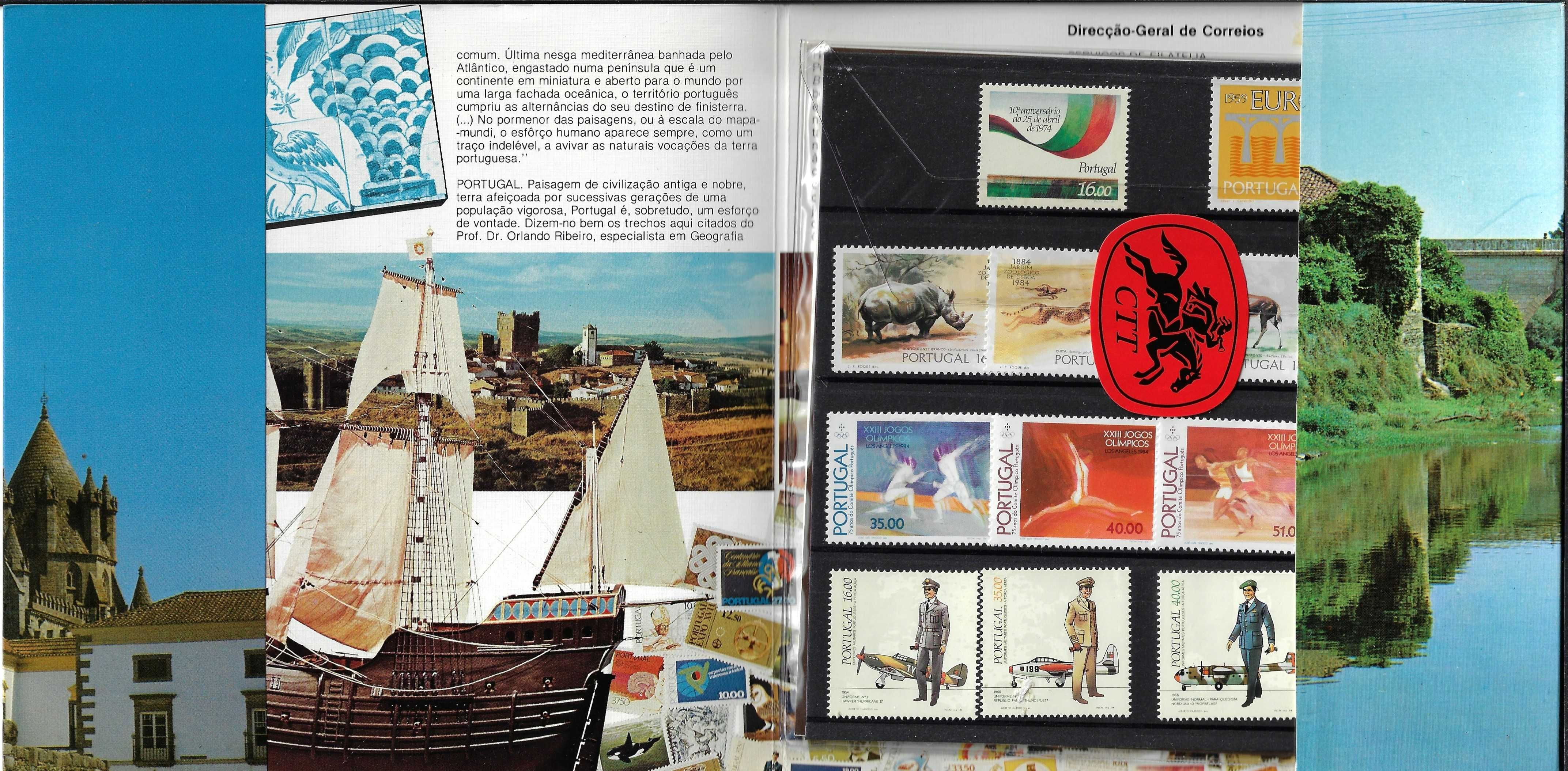 Selos de 1984 - Continente, Açores e Madeira