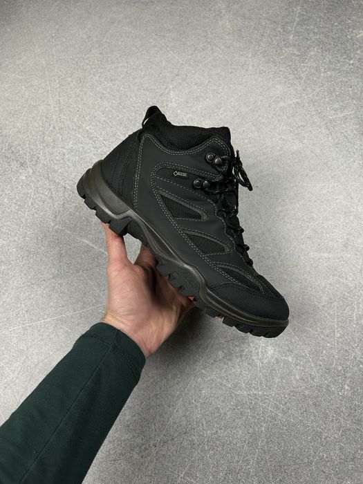 Ecco Gore Tex GTX (42) черевики чорні оригінал мембрана