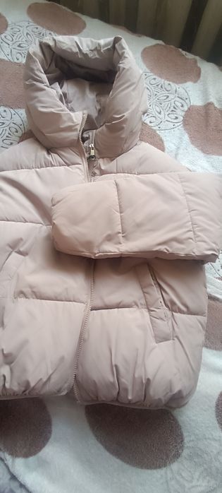 Куртка осінь беж оверсайз М-Л