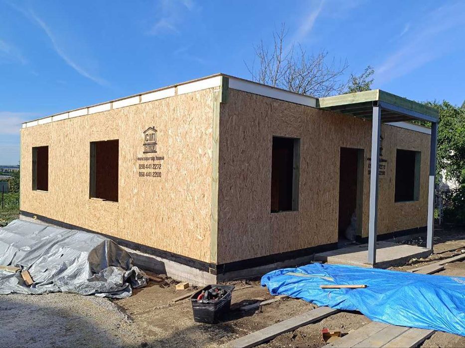 Будівництво теплого будинку СІП дім Домокомплект Комерція ДОСТУПНО