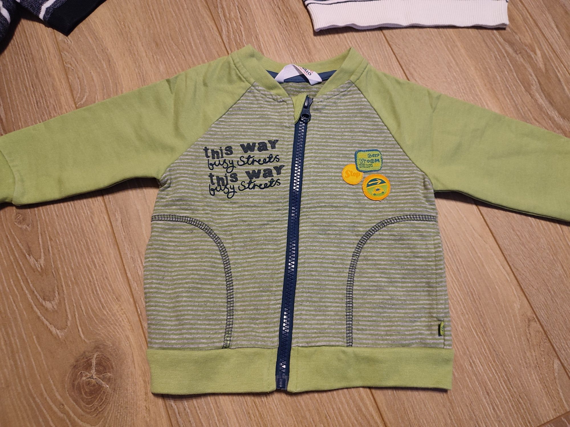 Zestaw:bluzy, sweter chłopięce, rozm. 74, Coccodrillo