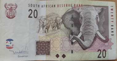 Twenty Rand Afryka banknot