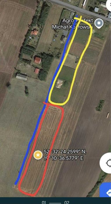 Dzialka budowlana Grodztwo/Kowal