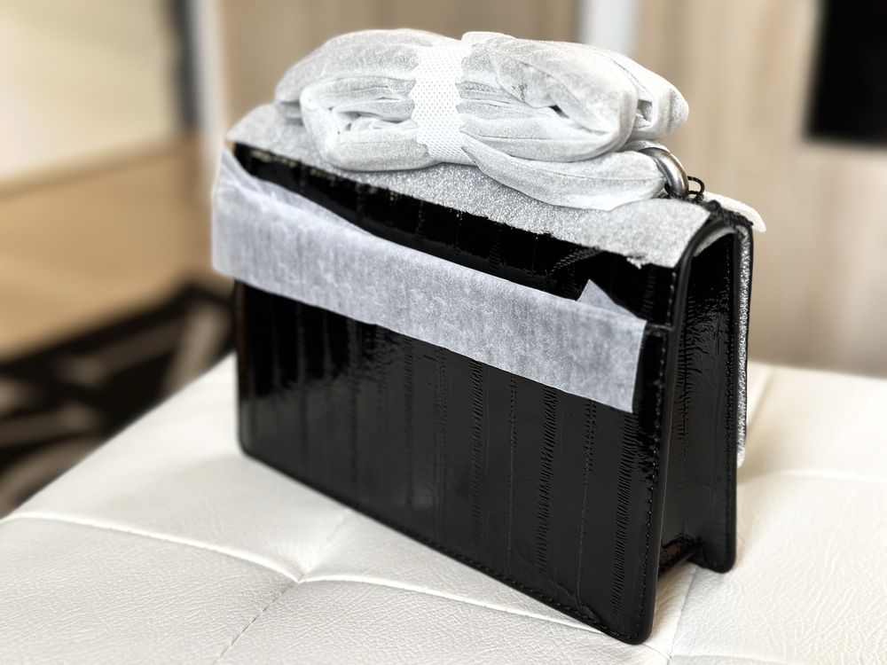 Nowa torebka damska skóra czarna Kurt Geiger London