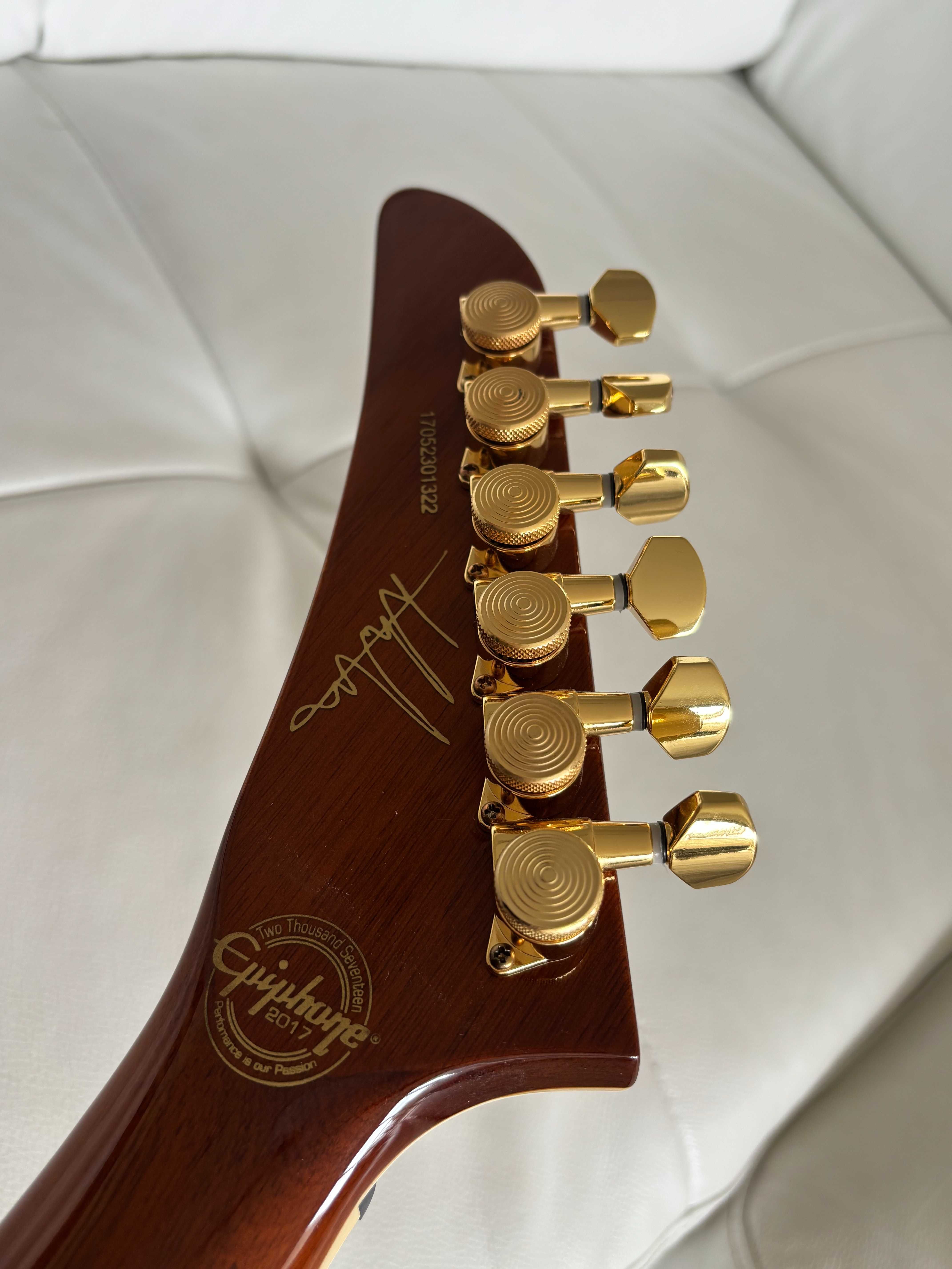 Epiphone Explorer Artisan Lee Malia, com pickups EMG JH HET set