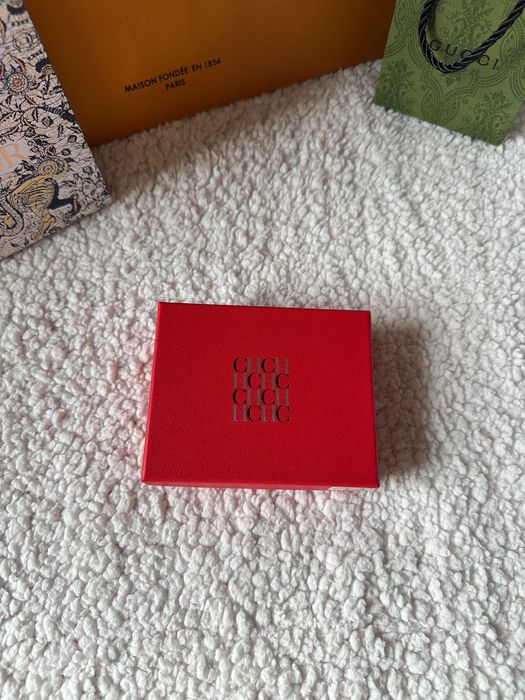 Porfel mały Carolina Herrera Logo monogram w pudełku nowy