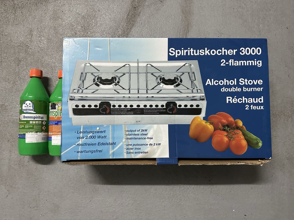 Fogão de álcool etílico, NOVO