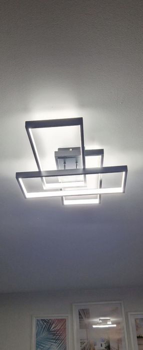Lampa led prostokątna piękna lampa sufitowa do salonu