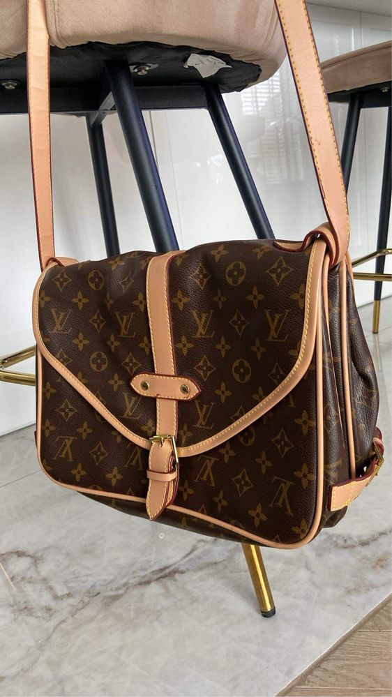 Louis Vuitton dwustronna listonoszka