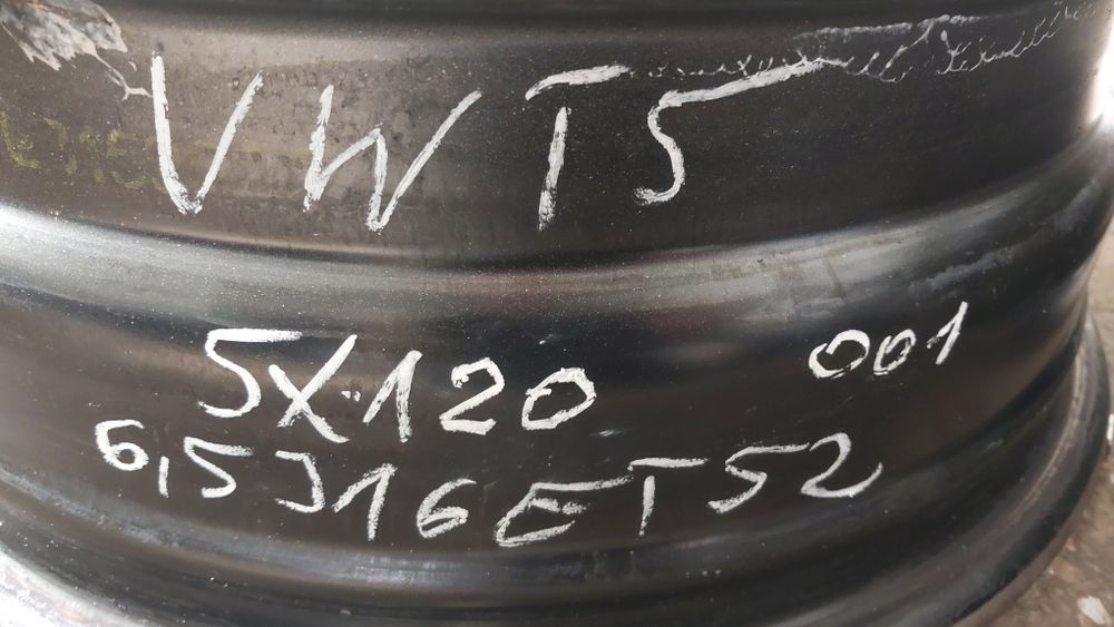 Felgi stalowe VW T5, T6 5x120 6,5J16 ET52