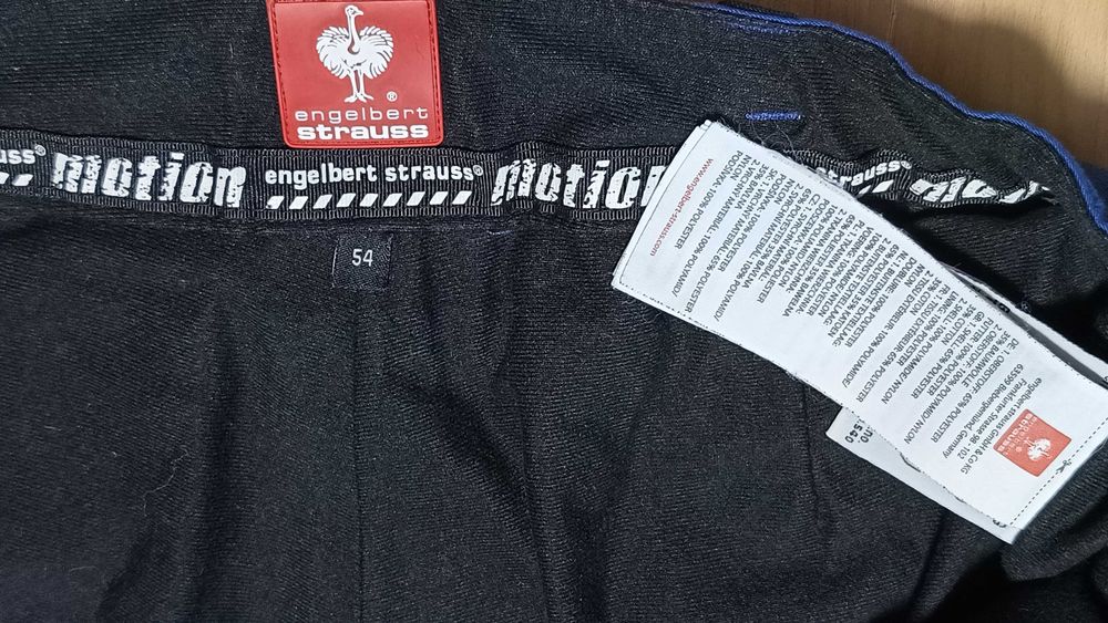 Męskie ZIMOWE spodnie ENGELBERT STRAUSS MOTION r.XL(54) s.bardzo dobry