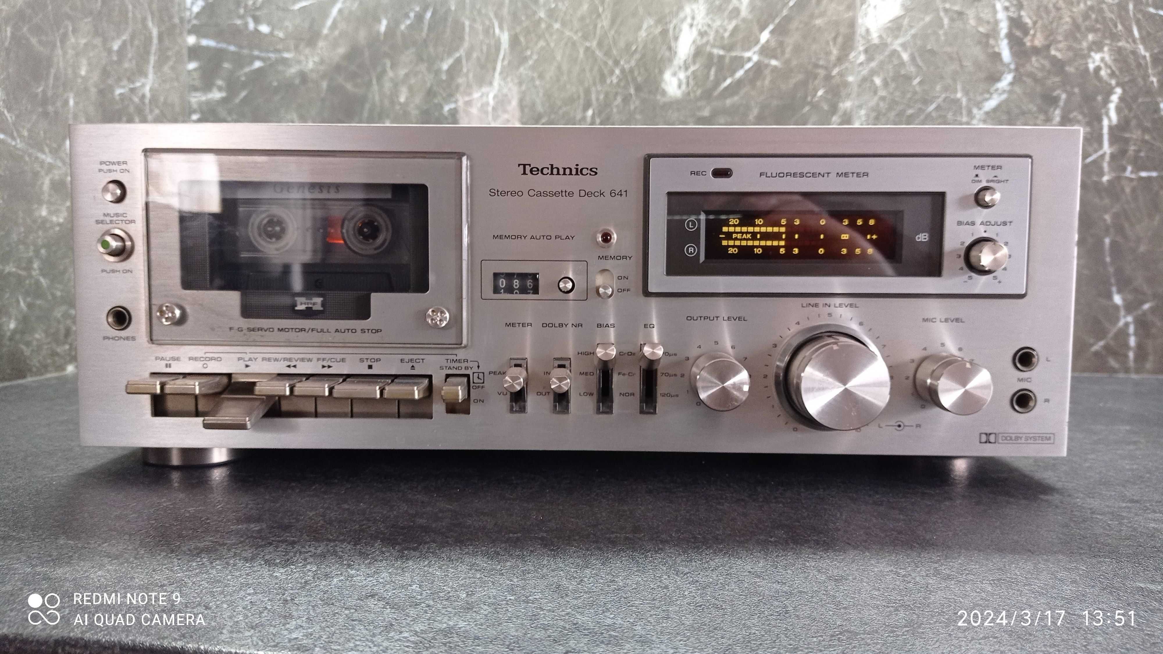 Technics RS641 kultowy magnetofon vintage po przeglądzie zadbany