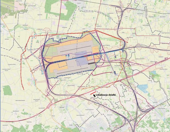 Bezpośrednio działka rolna 5,68 ha - okolice CPK