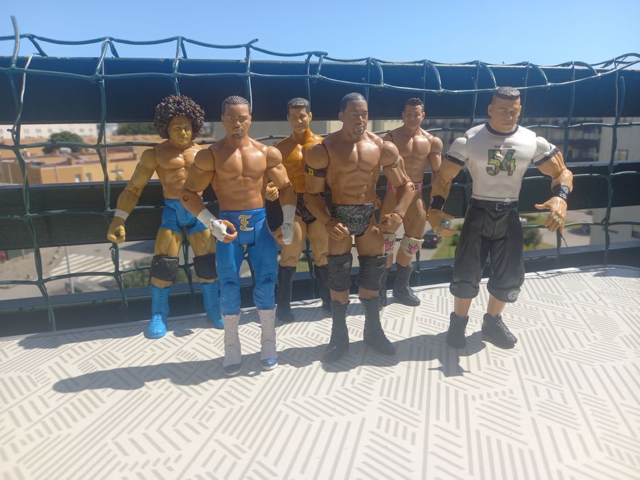 Conj 6 figuras WWE