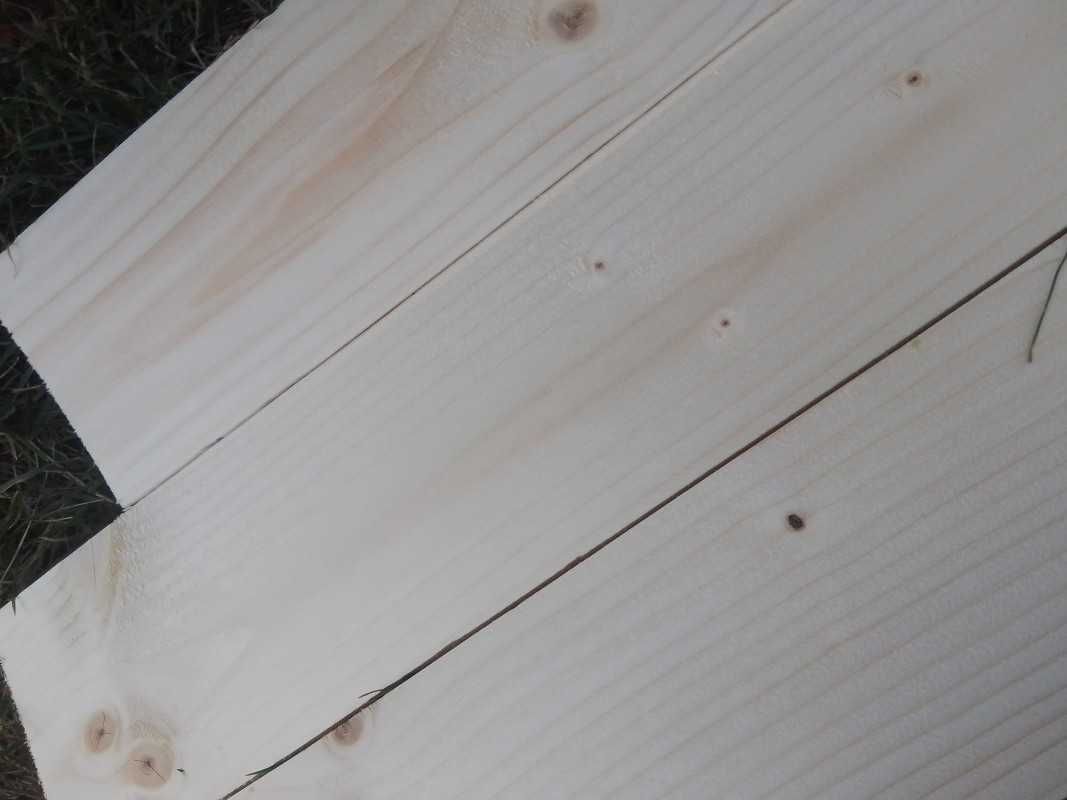 Sztachety drewniane, świerk 120 cm x 9 cm x 3 cm, heblowane